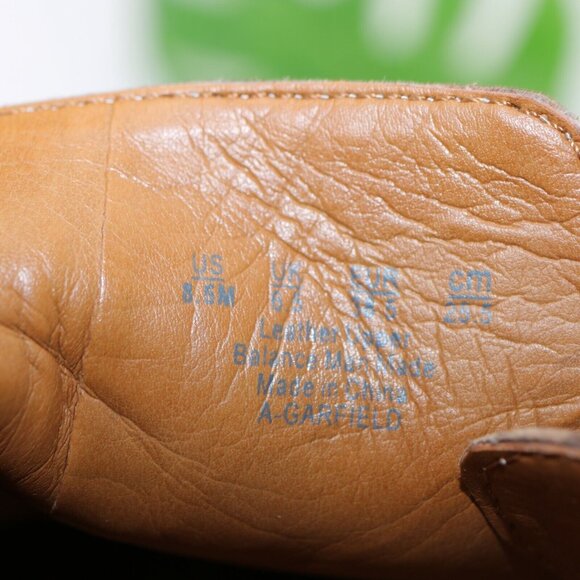 Franco Sarto Womens Garfield Boot Size 8.5 Tan Leather Block Heel Bootie Comfy - Picture 11 of 12